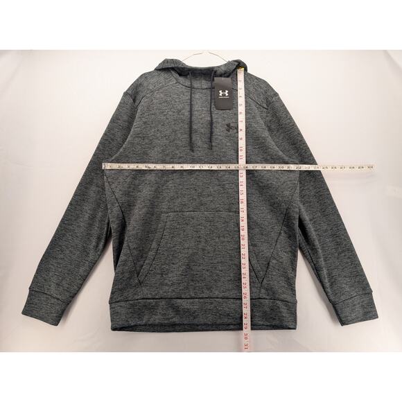 NWT Under Armour Armour Fleece Twist Men's Hoodie in Black size Medium - Picture 5 of 7